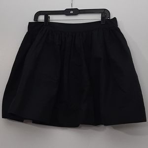 kate spade black coreen mini skirt size 14
